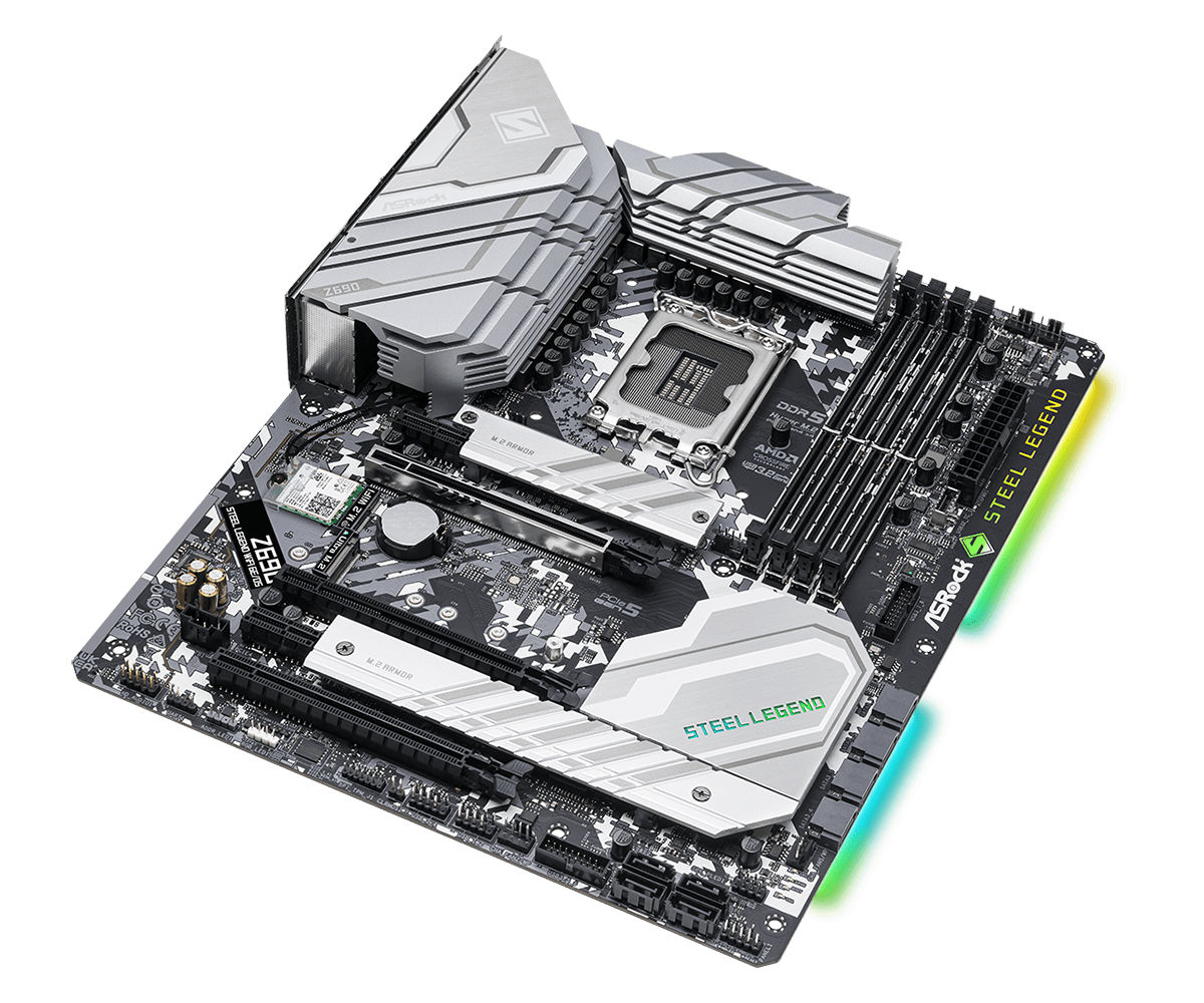 لوحة أم ASROCK Z690 Steel Lege - مراجعة X870E Atx Motherboard وسعره