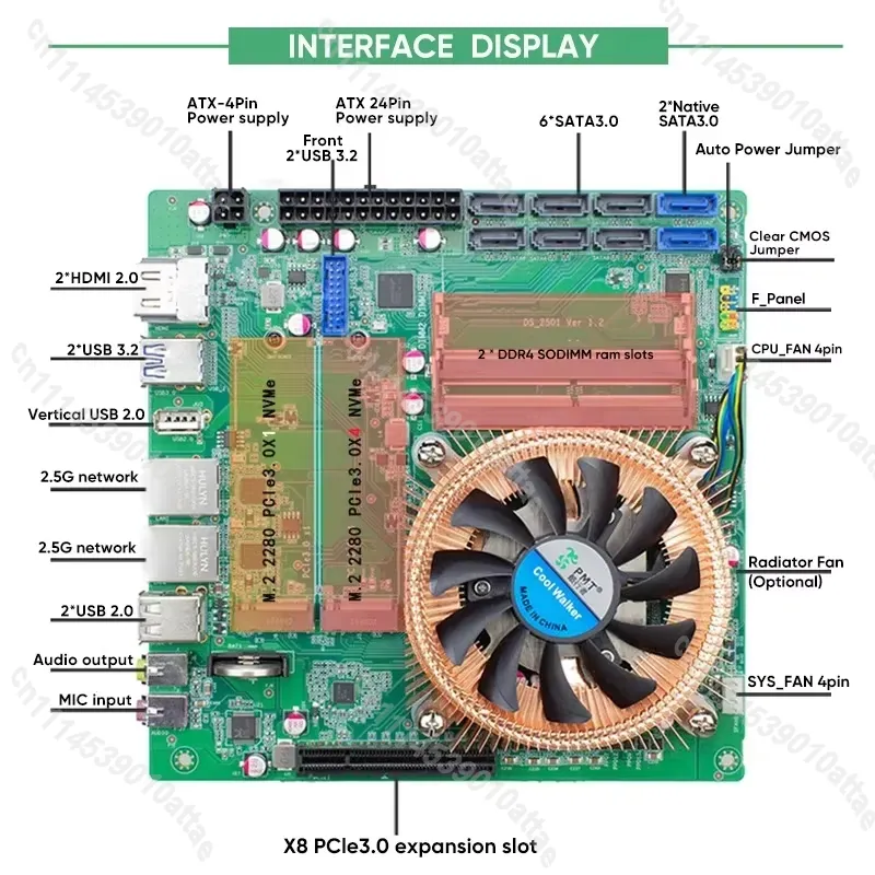 متوافق مع Topton AMD Ryzen 7 5 - مراجعة Mini Itx Dual 2.5G Nas Motherboard وسعره