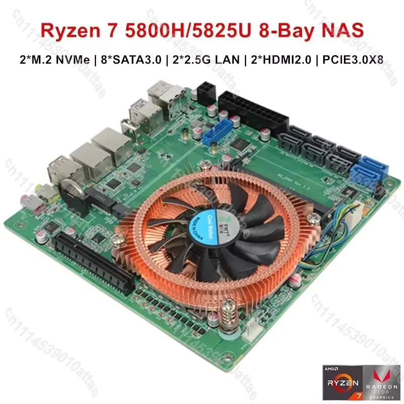 متوافق مع Topton AMD Ryzen 7 5 - مراجعة Mini Itx Dual 2.5G Nas Motherboard وسعره